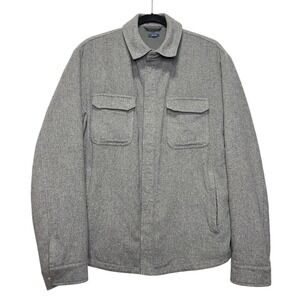 Peter Millar Featherweight Journeyman‎ Jacket Mens L Gray Cashmere